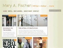 Tablet Screenshot of maryafischer.com